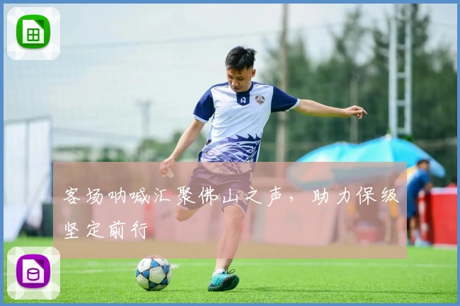 客场呐喊汇聚佛山之声，助力保级坚定前行